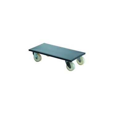 Bs rollen Transportroller  Rad-Ø 100 mm 500 kg L600 mm B350 mm Kunststoff mit Rutschschutzbelag