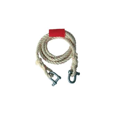 Auto-Abschleppseil  2500 kg Sisal Schäkel/Schäkel Länge 400 cm Ø 16 mm