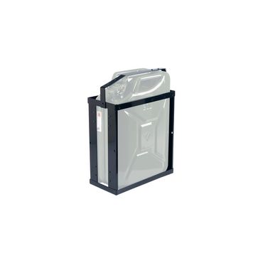 Valpro Kanisterhalterung  Länge 377 mm Breite 174 mm Höhe 485 mm  Tiefschwarz RAL 9005 2,87 kg