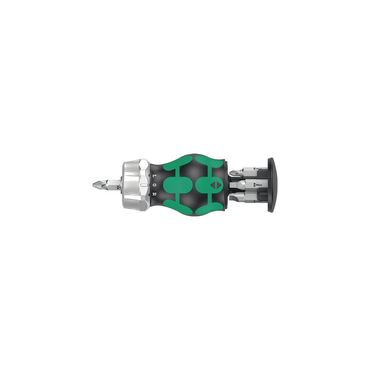 Wera Magazinbithalter KK Stubby Magazin RA 4 6-teilig Schlitz/PH/4-kant