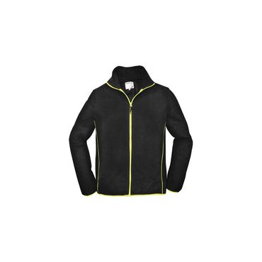 Terrax Herren Fleecejacke  Größe XL schwarz/limette