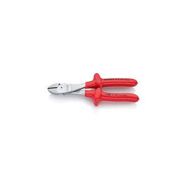 Knipex Kraftseitenschneider  Länge 200 mm VDE Form 0 tauchisoliert