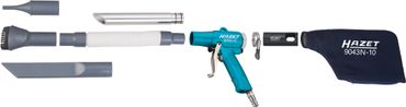 Hazet Druckluftsaug-/Blaspistole 9043N-10 Luftverbrauch 96 l/min Arbeitsdruck 6,3 bar Schlauch-Ø 10 mm