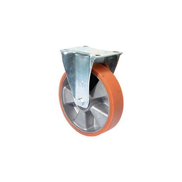 Bs rollen Bockrolle  200 mm 600 kg Guß-Polyurethanbandage 138 x 110 mm Aluminium