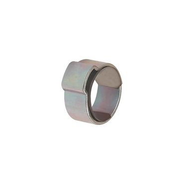 Riegler Schlauchklemme 1-Ohr Stahl glanzverzinkt (W1) mit Einlagering Spannbereich 10,5-12,5 mm
