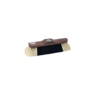 Haushaltsbesen  Rosshaarmischung Länge 280 mm braun lackiert mit Gewinde