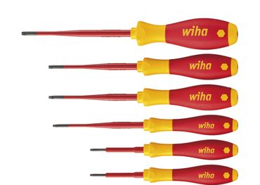 Wiha Schraubendreher Set SoftFinish® electric slimFix TORX® 6-tlg. (36558)