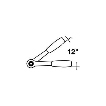 Stahlwille Hebelumschaltknarre 435 3/8" 30 Zähne Umschalthebel