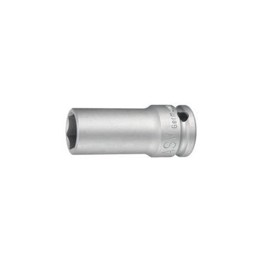 Asw Kraftschraubersteckschlüsseleinsatz 720 L 1/2" 6-Kant Schlüsselweite 10 mm Länge 78 mm