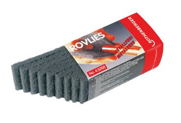 Rothenberger Reinigungsvlies Rovlies grau Länge 130 mm Breite 60 mm