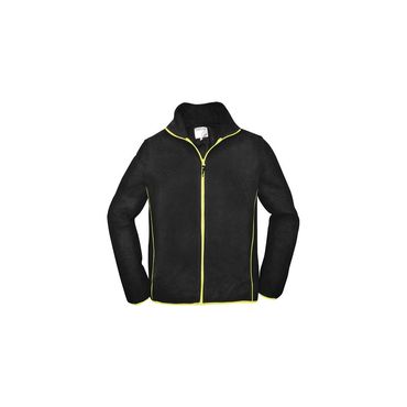 Terrax Herren Fleecejacke  Größe M schwarz/limette