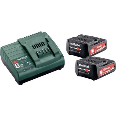 Metabo Basis-Set 2 x 12V 2,0 Ah (685300000) + Ladegerät SC 30 im Karton