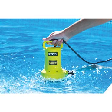 Ryobi 18 V ONE+ Akku-Tauchpumpe RY18SPA-0, 4300 l/h ohne Akku und Ladegerät