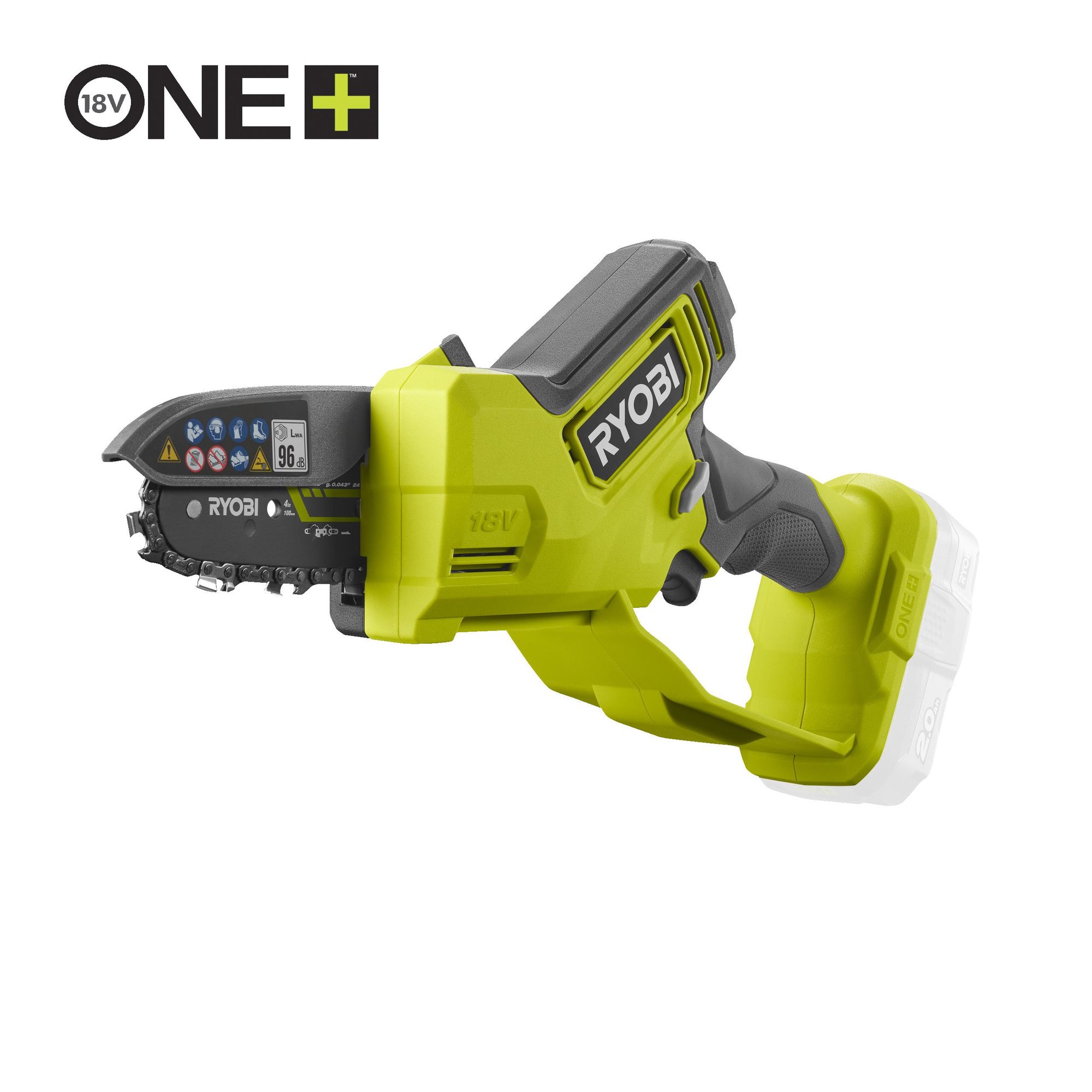 Ryobi ONE+ Chiave A Percussione A Batteria 18V (Solo Corpo) - 3 Velocità, Coppia Max 400 Nm, Attacco 1/2" Con Adattatore 1/4"