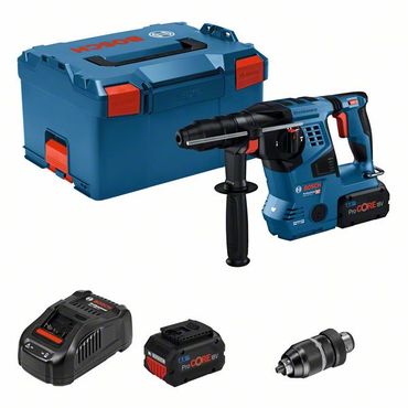 Bosch Akku-Bohrhammer GBH 18V-28 CF, SDS-Plus, 2x  8,0 Ah ProCore + Ladegerät