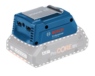 Bosch USB-Adapter GAA 18V-48 ohne Akku und Ladegerät im Karton