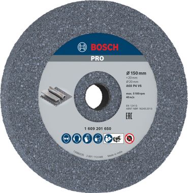 Bosch PRO Metal Schleifscheibe, 150 x 20 x 20 mm, G60