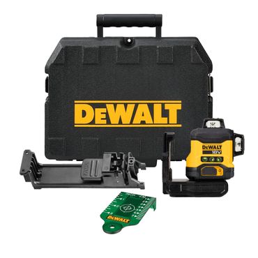 DeWALT Akku-Multilinien-Laser DCLE34031N, 3x360°,Grün, 18V ohne Akku und Lader