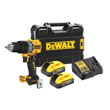 DeWALT Akku-Schlagbohrschrauber DCD805H2T 18V mit 2x 5,0 Powerstack Akkus +Lader