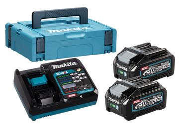 Makita Power Source Kit 40V 191J97-1 mit 2x 4,0 Ah Akkus + Ladegerät im MAKPAC 1