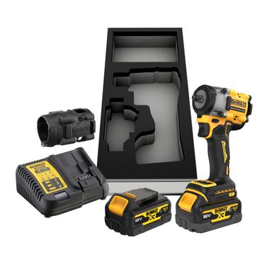 DeWALT Akku-Schlagschrauber DCF923P2G, 3/8",18V, 2x  5 Ah (G) und Ladegerät
