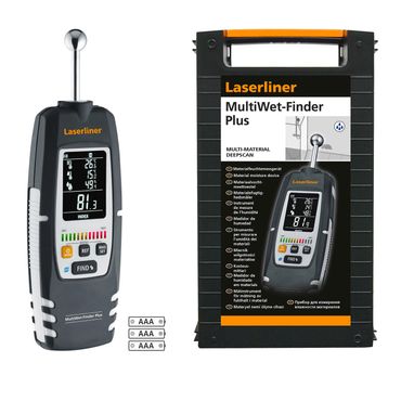 Laserliner Materialfeuchtemessgerät Elektronisch MultiWet-Finder Plus