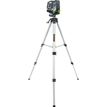 Laserliner Kreuzlinien-Laser PocketCross-Laser 2G, Grüner Laser + Zubehör/Stativ