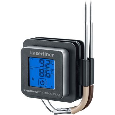 Laserliner Digitales Thermometer ThermoControl Duo zur Überwachung der Garstufe