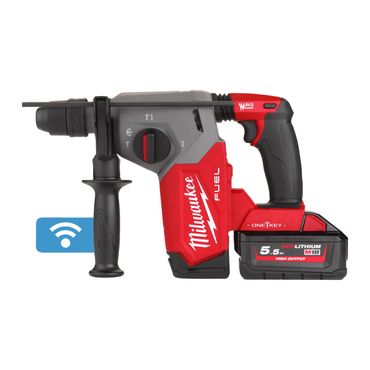 Milwaukee Akku-Kombihammer M18ONEFHX-552X, 2x 5,5 Ah High Output + Ladegerät