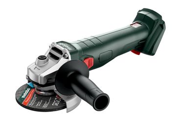 Metabo Akku-Winkelschleifer W 18 L 9-115 ohne Akku und Ladegerät in metaBOX 165 L