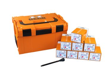 HECO Sortimentskoffer L-BOXX 238 Multi-Monti MMS-TC 10x130 mit 200 Schrauben