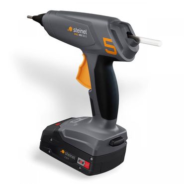 Steinel Akku-Heißklebepistole Mobileglue 5011, 1x 2,0 Ah und Ladegerät im Koffer