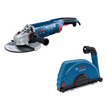Bosch Winkelschleifer-Set  GWS 24-230 JZ + Absaughaube GDE 230 FC-S