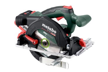 Metabo Akku-Handkreissäge KS 18 LTX 57 BL 2x 8,0 Ah LiHD und Ladegerät in metaBOX 340