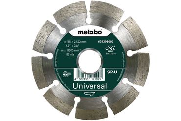 Metabo Diamanttrennscheibe 115x22,23mm, SP-U, Universal SP (624306000)