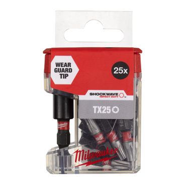 Milwaukee Bit-Box Shockwave Tic Tac Set TX25 26-teilig