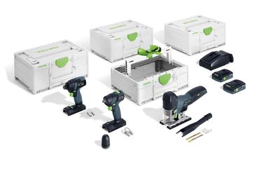 Festool Akku-Combo-Set Montage TID 18/TXS 18/PSC 420/TB M 137