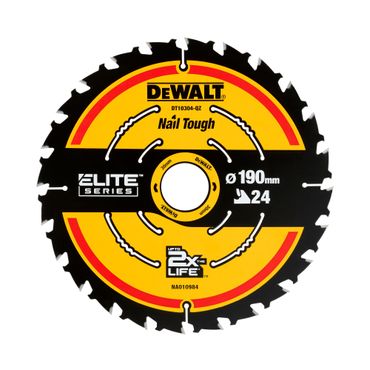 DeWALT ELITE Kreissägeblatt 190 x 30 mm 24 WZ