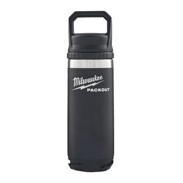 Milwaukee PACKOUT Thermosflasche 530 ml mit Schraubdeckel, schwarz