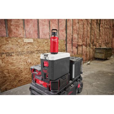 Milwaukee PACKOUT Thermosflasche rot, 1065 ml mit Schraubdeckel