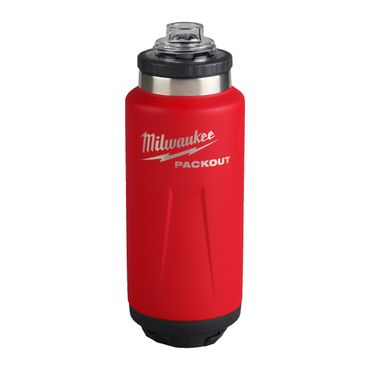 Milwaukee PACKOUT Thermosflasche rot, 1065 ml mit Schraubdeckel 