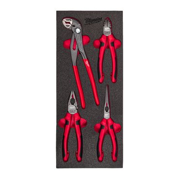 Milwaukee 4-teilige Einlage für Werkstattwagen 78 cm Zangen Einlage
