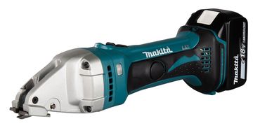 Makita Akku-Blechschere DJS101RTJ 18 V, 2x 5.0 Ah und Ladegerät im MAKPAC 2