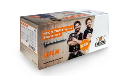 HECO-TOPIX-plus Profiset "Zimmerer", Schraubensortiment (Ø 4,8 - 8,0 mm / Länge 40 - 200 mm)