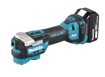 Makita Akku-Multifunktionswerkzeug DTM52ZJX2, 18V + 33-teiliges Zubehör ohne Akku und Lader