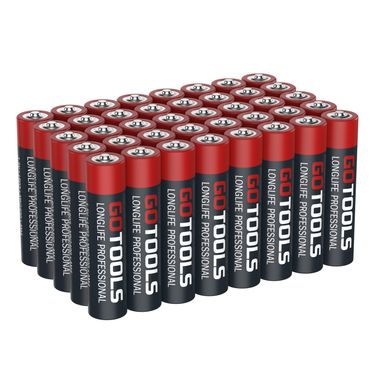 GOTOOLS Batterie-Pack Longlife Professional Micro AAA / LR03 / 1,5 V. 40 Stück