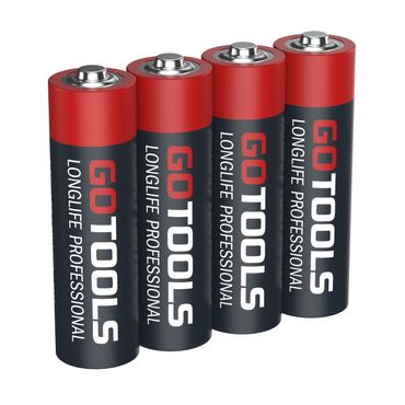 GOTOOLS Batterie Longlife Professional Mignon AA / LR6 / 1,5 V. 4 Stück