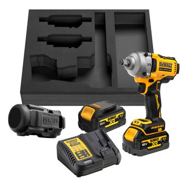 DeWALT Akku-Schlagschrauber DCF891P2G,1/2",18V, 2x 5,0 Ah und Ladegerät in Einlage