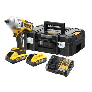 DeWALT Akku-Schlagschrauber DCF961H2T, 18 V, 1/2", 2x 5,0 Ah und Ladegerät in TSTAK