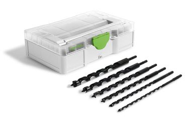 Festool Schlangenbohrer-Set SYS3 S 76-SB CE-SORT/6, 6-teilig im Systainer S 76